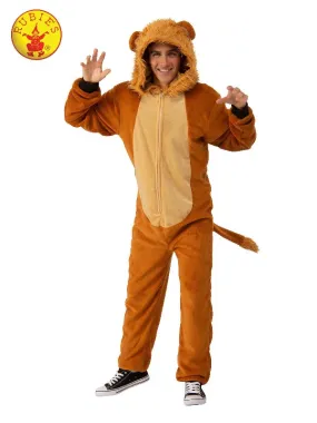 LION FURRY ONESIE COSTUME, ADULT UNISEX