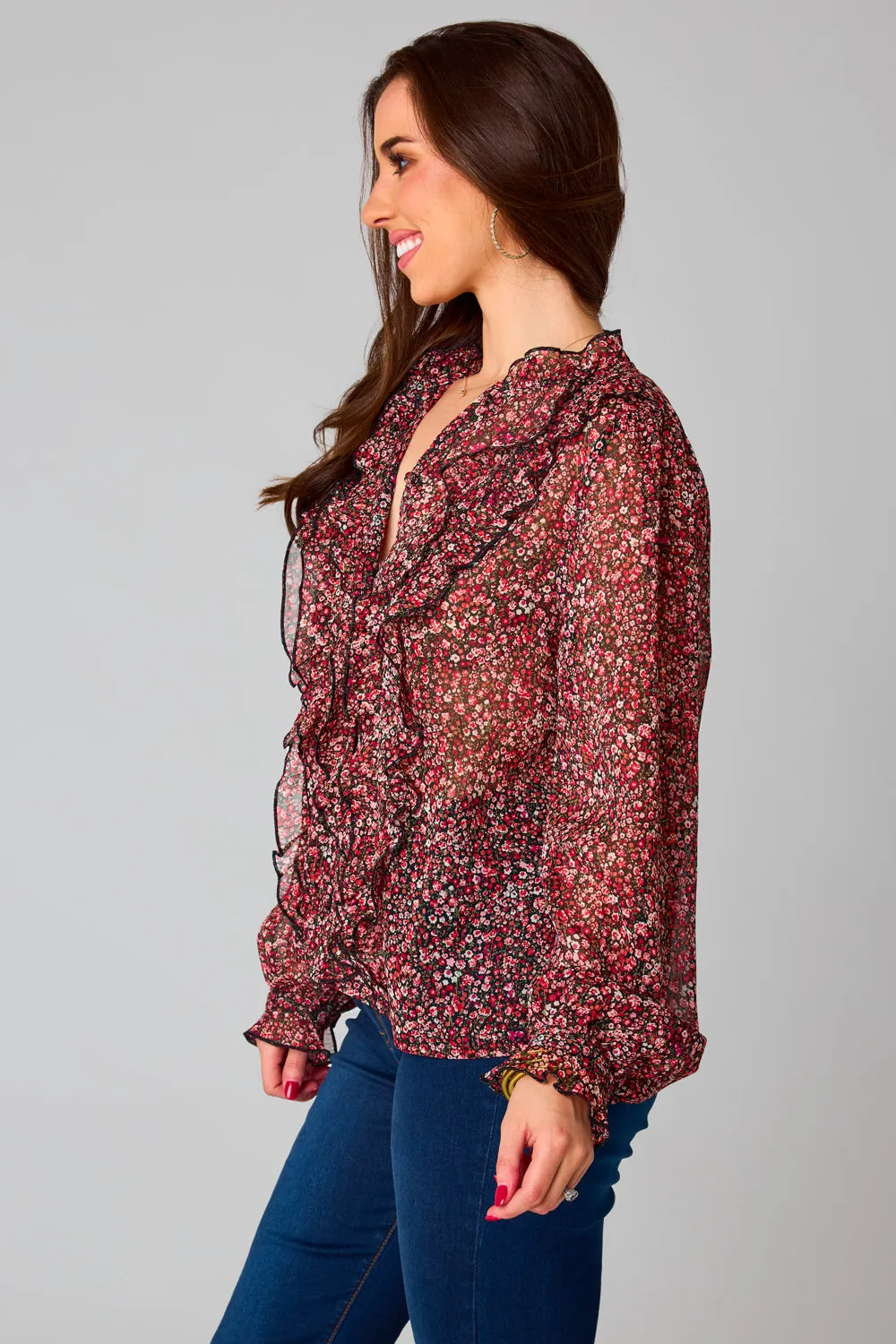 Lonnie Long Sleeve Blouse - Amour