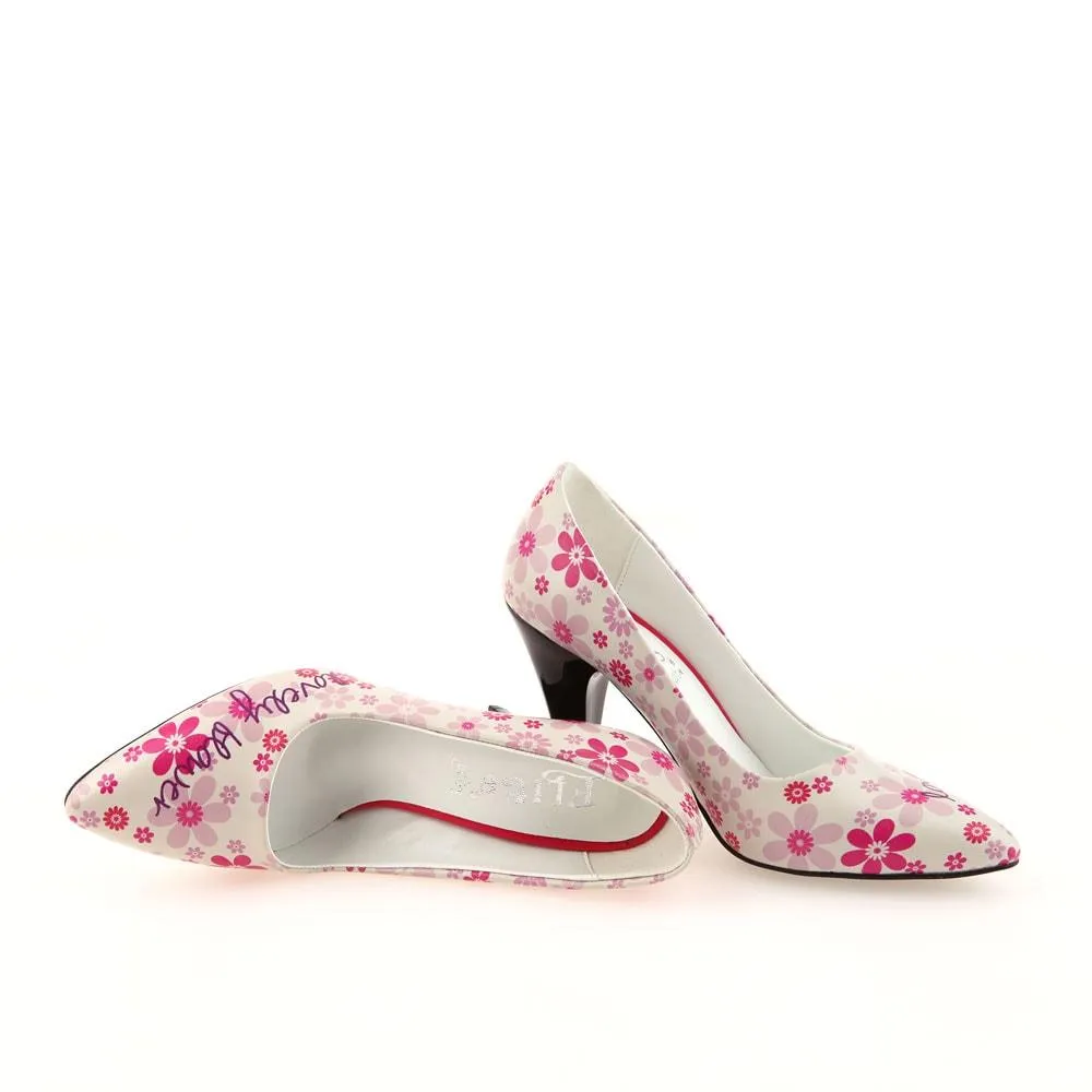 Lovely Flower Heel Shoes STL4001