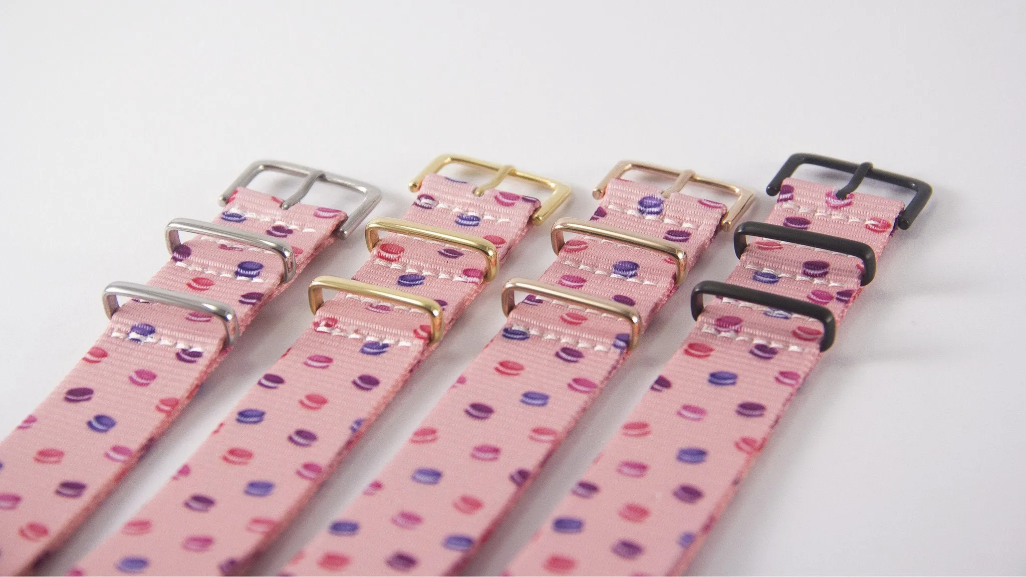 Macaron Dots Graphic Watch Strap