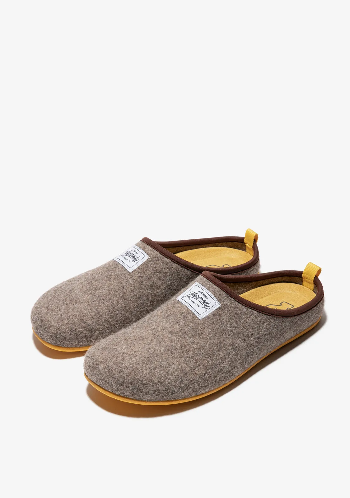 Mercredy Slipper Coffee / Yellow