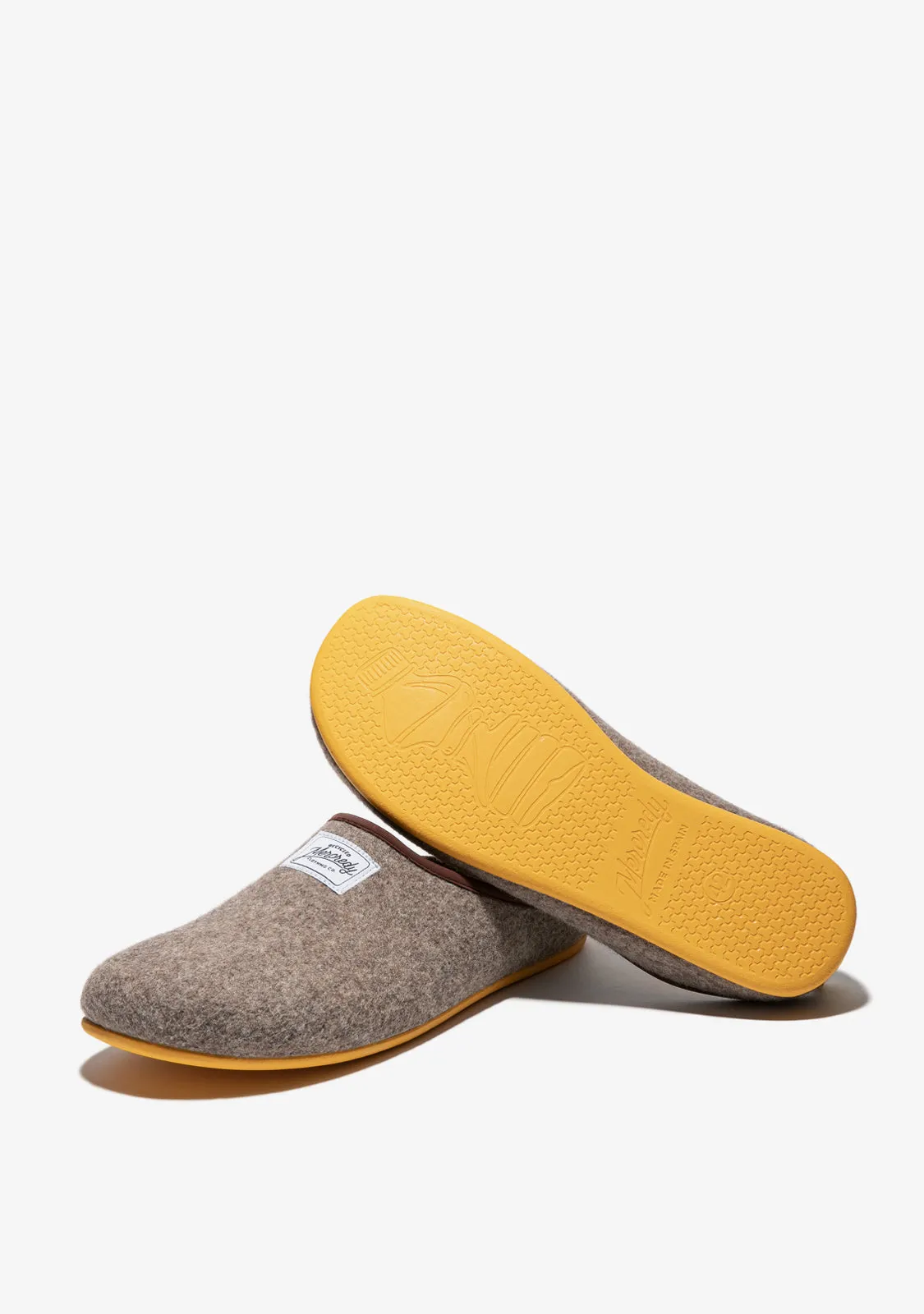 Mercredy Slipper Coffee / Yellow