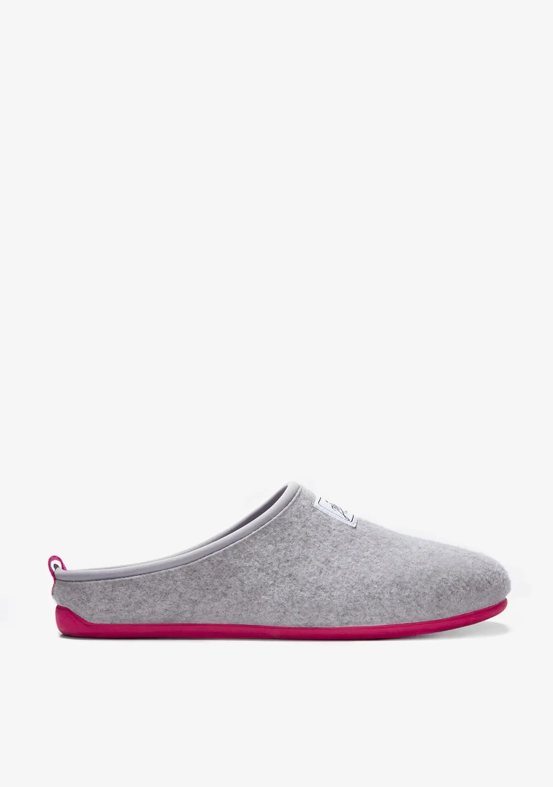 Mercredy Slipper Grey / Fuxia