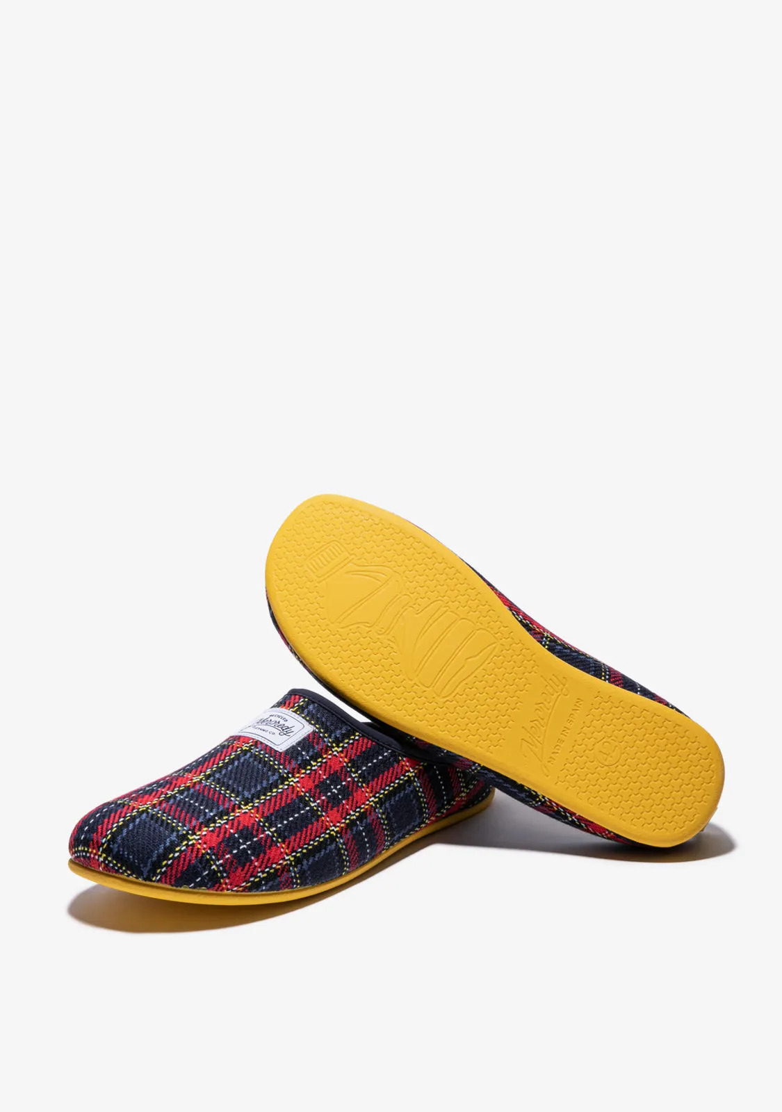 Mercredy Slipper Tartan Navy / Red