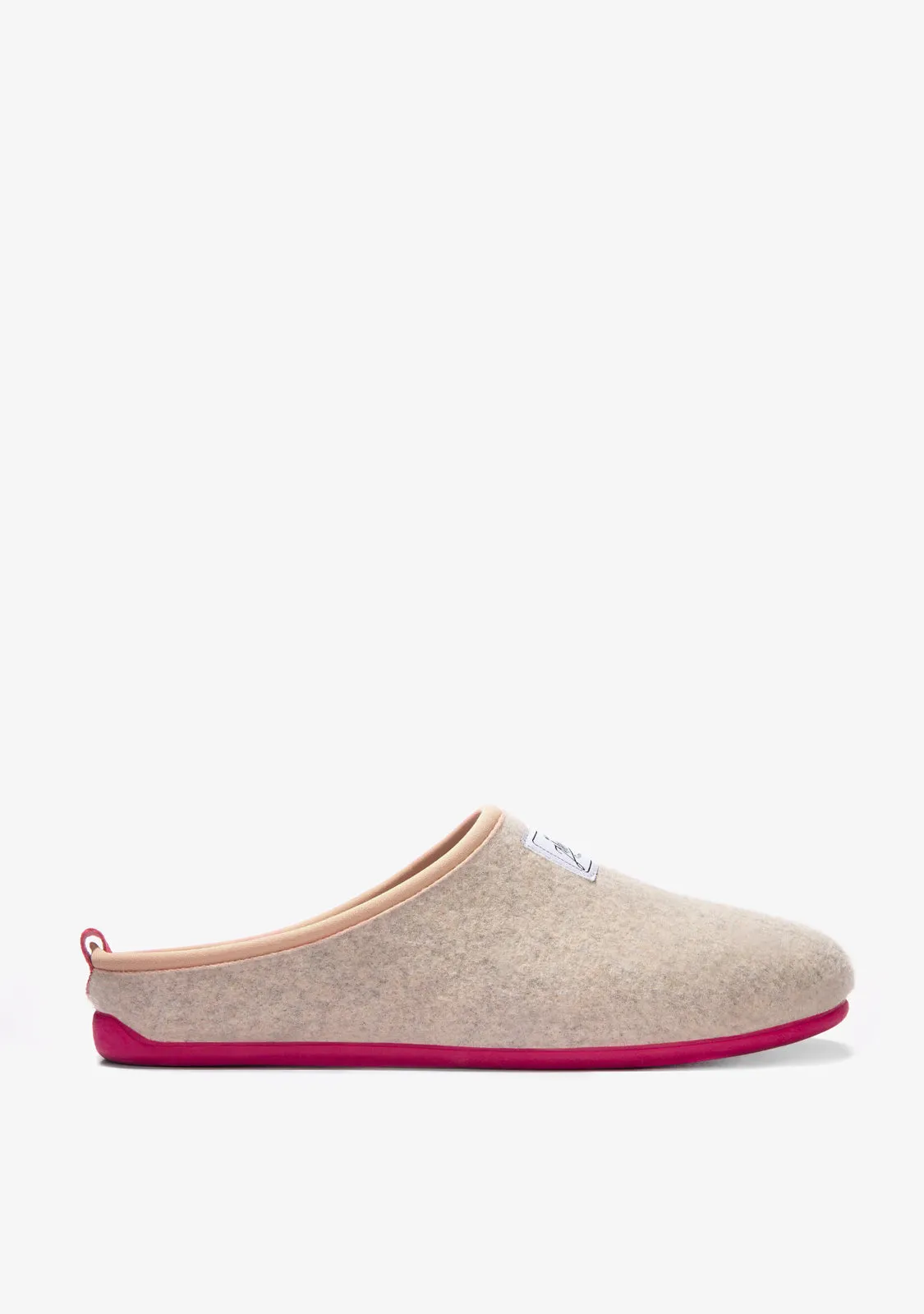 Mercredy Slipper White / Fuxia