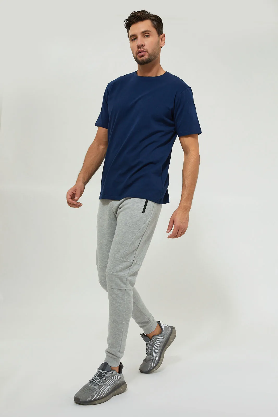 Navy Crew Neck Regular Fit T-Shirt