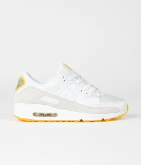 Nike Air Max 90 SE Shoes - Summit White / White - White - Lemon Wash