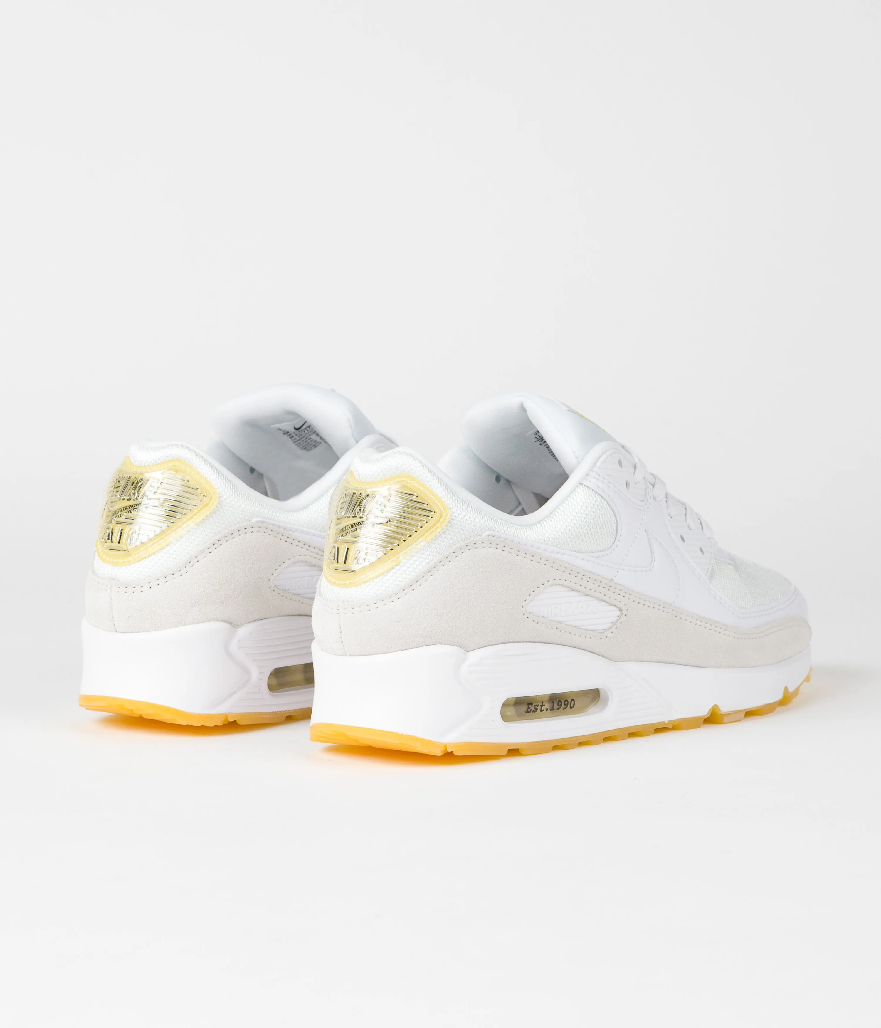 Nike Air Max 90 SE Shoes - Summit White / White - White - Lemon Wash