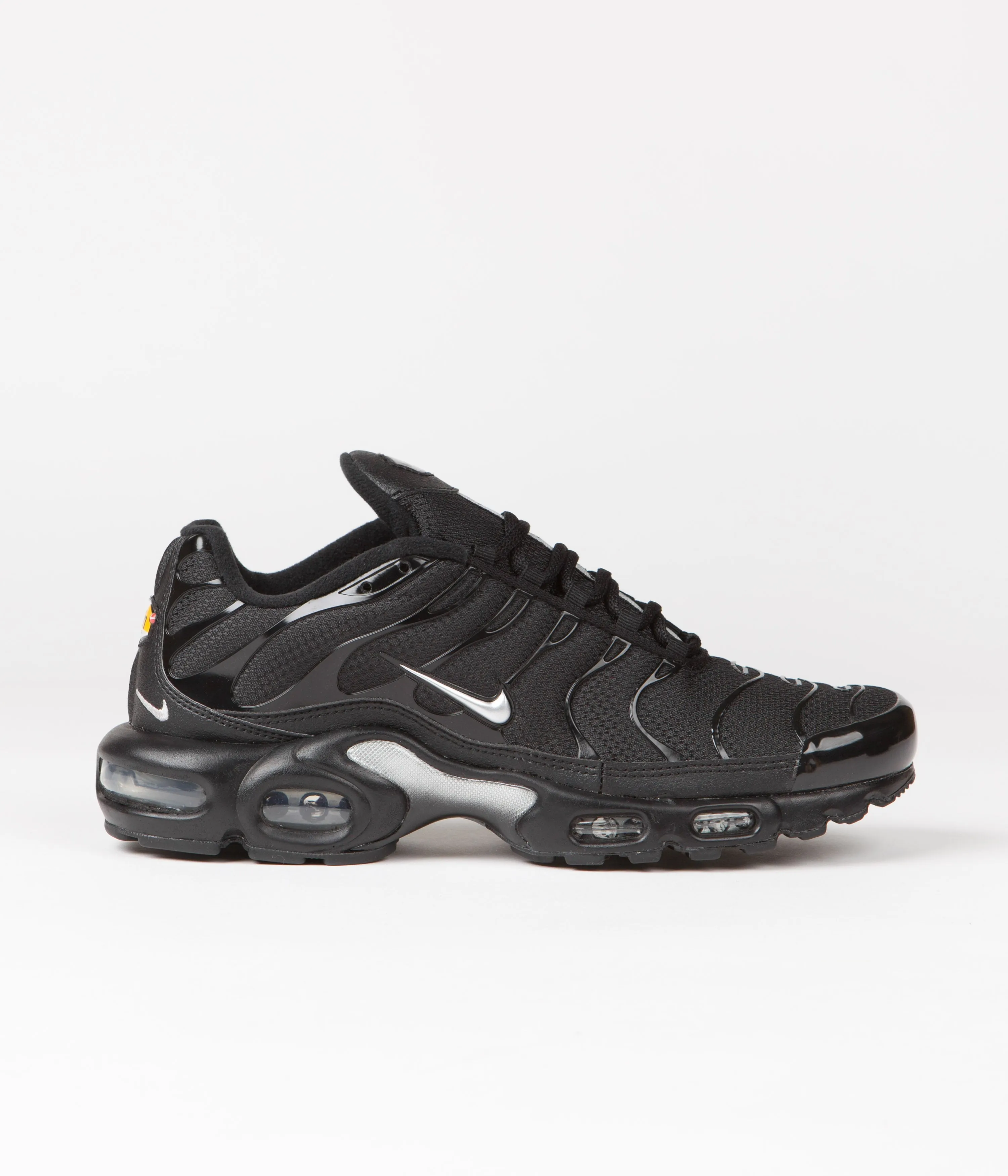 Nike Air Max Plus Shoes - Black / Metallic Silver