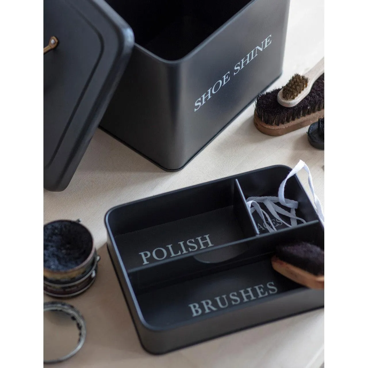 Original Shoe Shine Box | Carbon