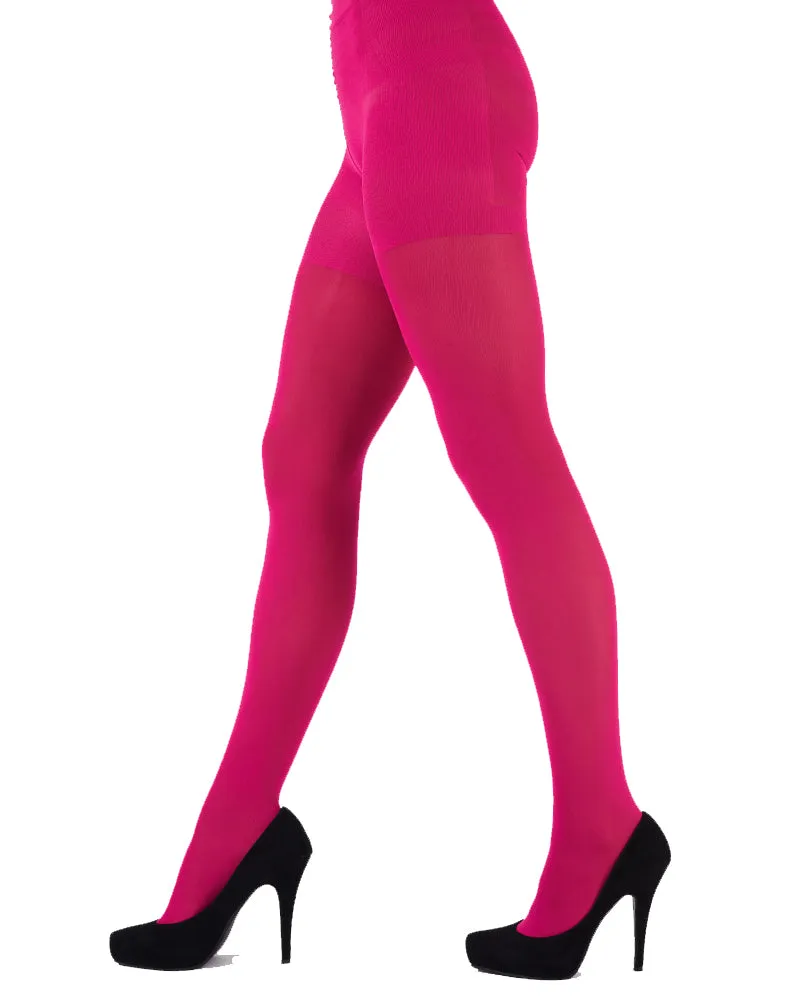 Pretty Polly 3D Colorful Opaque Tights 60 Denier - Vibrant Shades