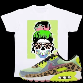 "Skull Lady" T-shirt to Match Dancefloor Illusion Green's