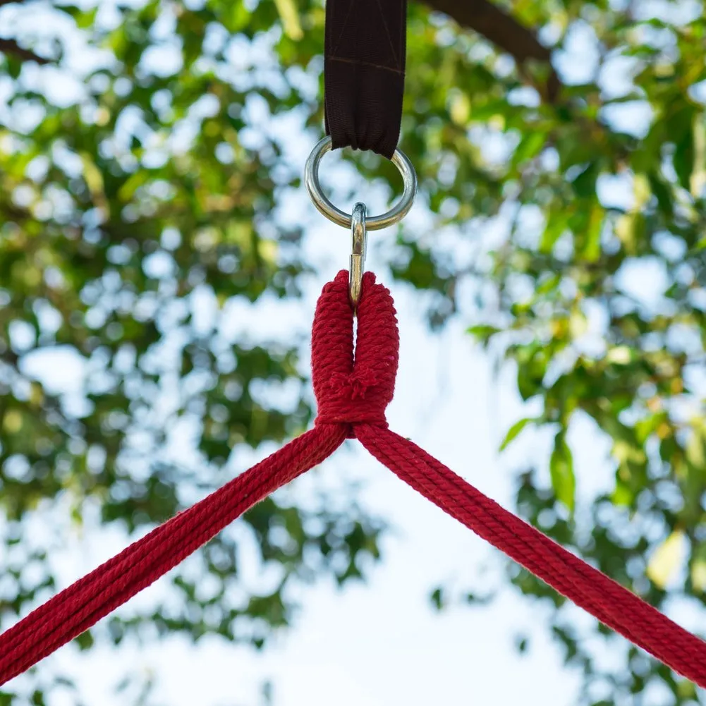 Red Rope Hammock Chair - Lelly Q