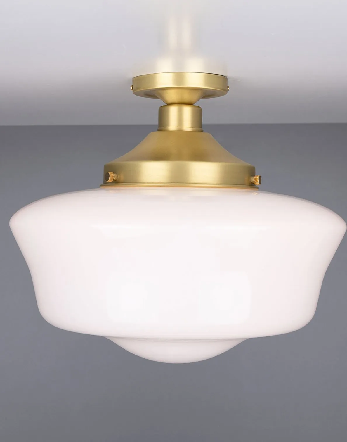 Schoolhouse Traditional Flush Ceiling Light