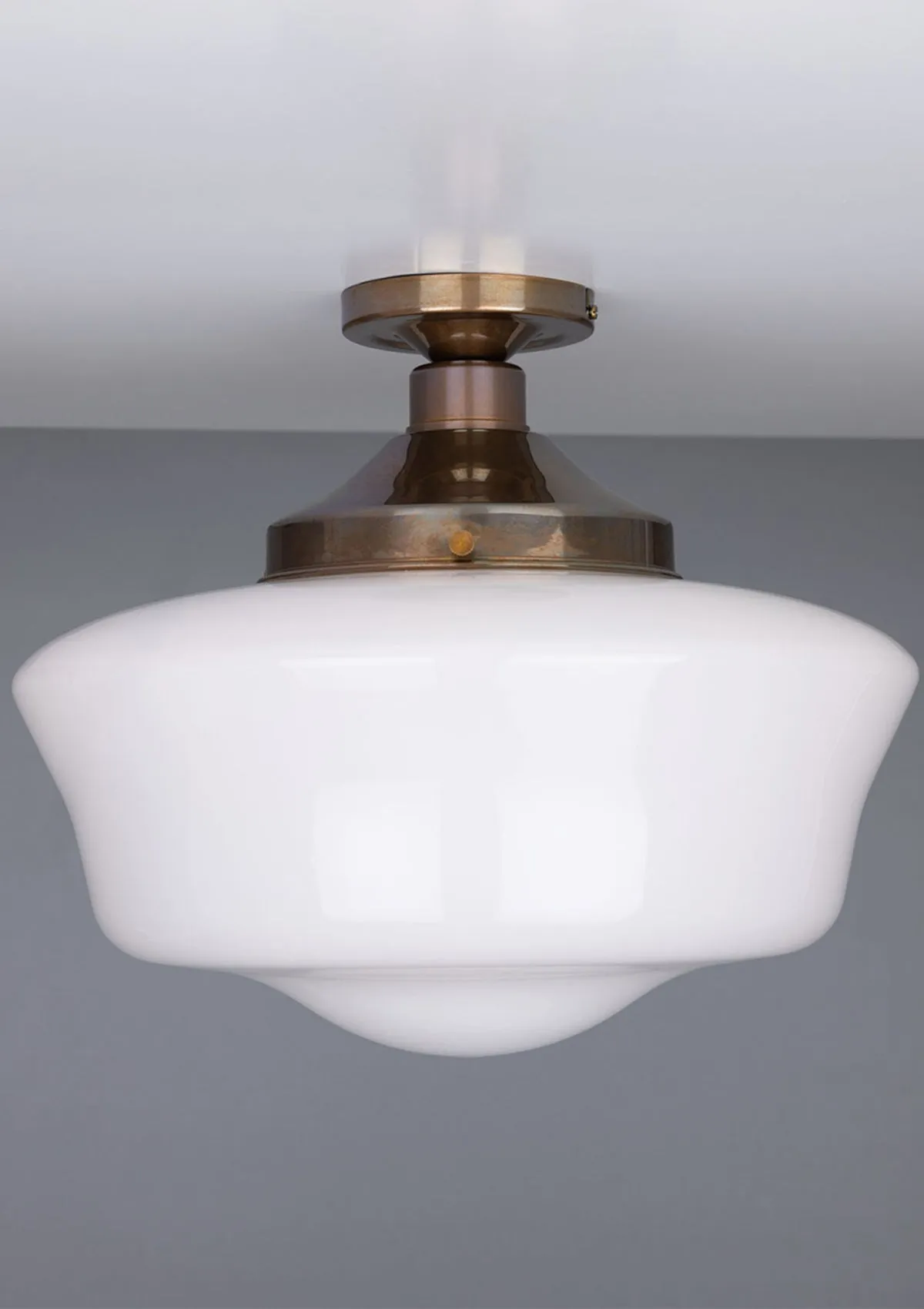 Schoolhouse Traditional Flush Ceiling Light