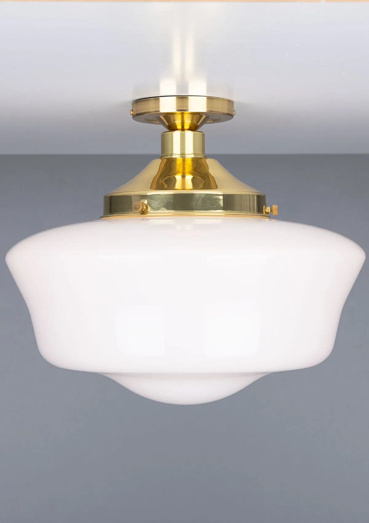 Schoolhouse Traditional Flush Ceiling Light