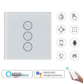 Smart Home WiFi Curtain Switch Smart Life Tuya for Electric Motorized Curtain Blind Roller Shutter Works with Alexa Google Home