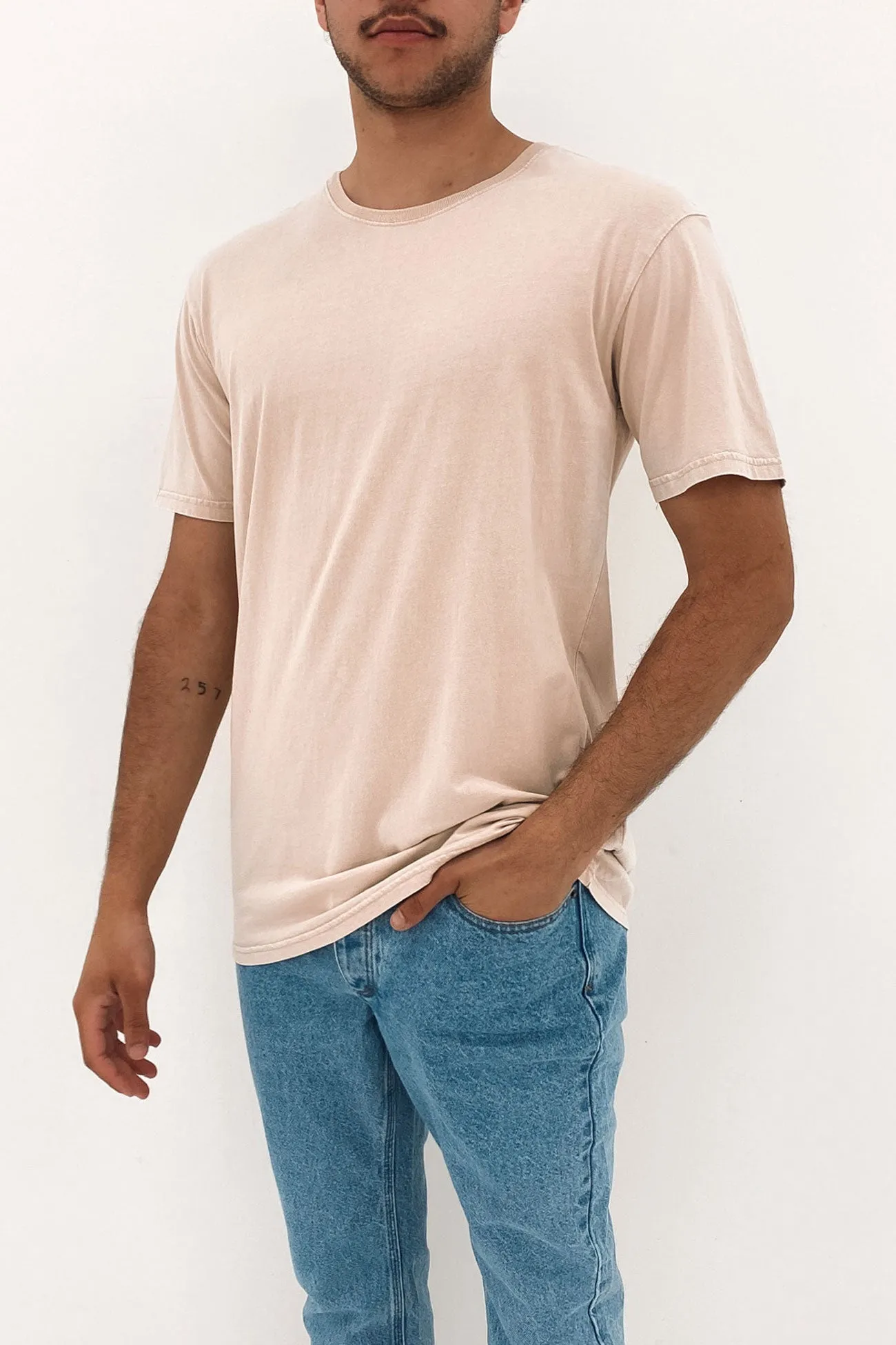 Standard Fit Tee Tan