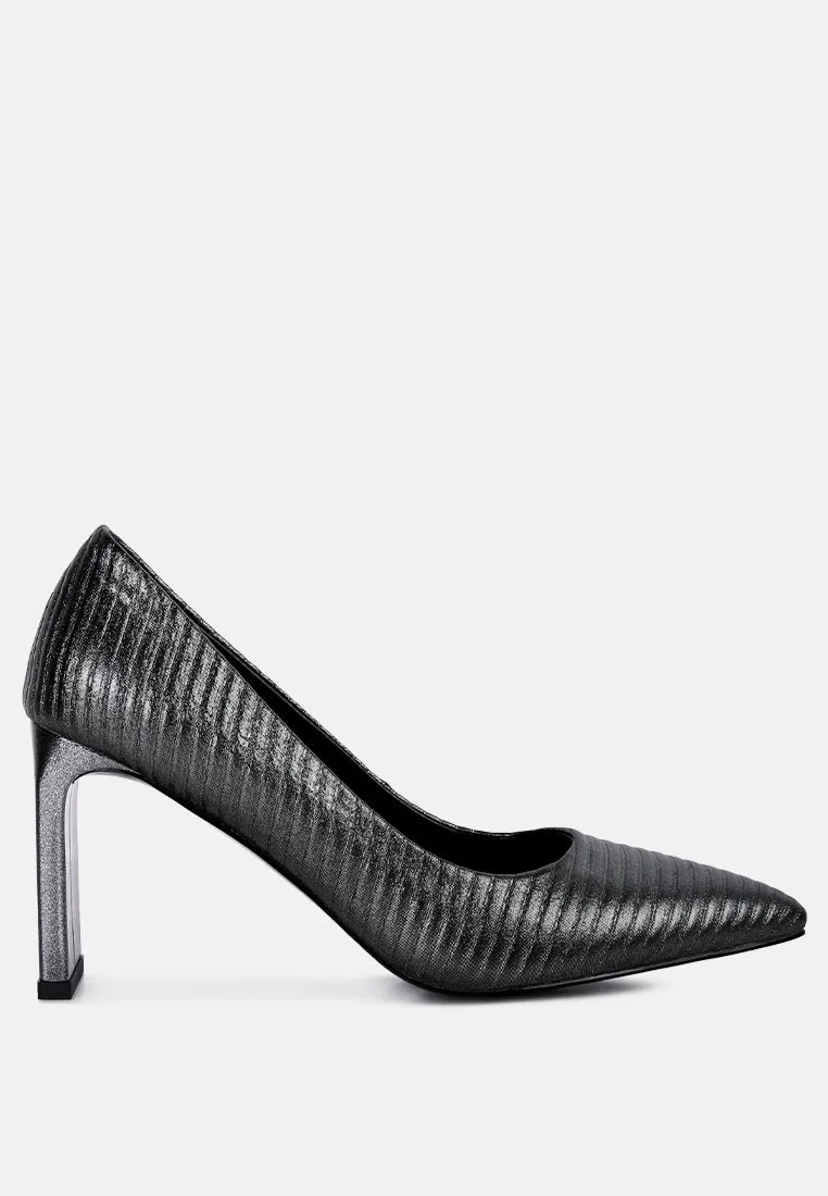 Tickles Italian Block Heel Pumps