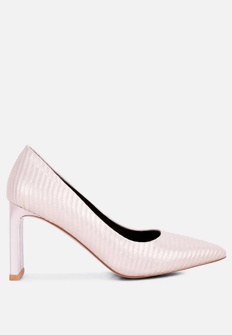 Tickles Italian Block Heel Pumps