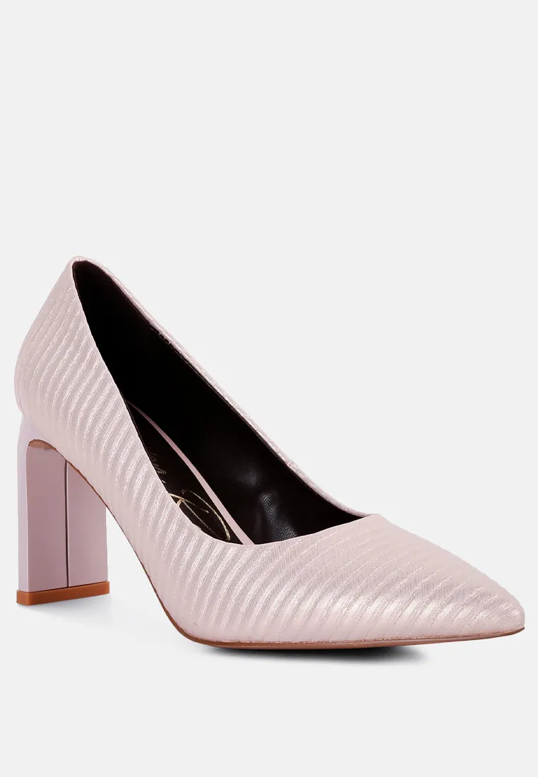 Tickles Italian Block Heel Pumps