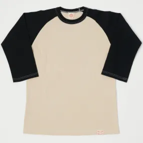 TOYS McCOY TMC1631 Baseball Tee - Ivory/Black