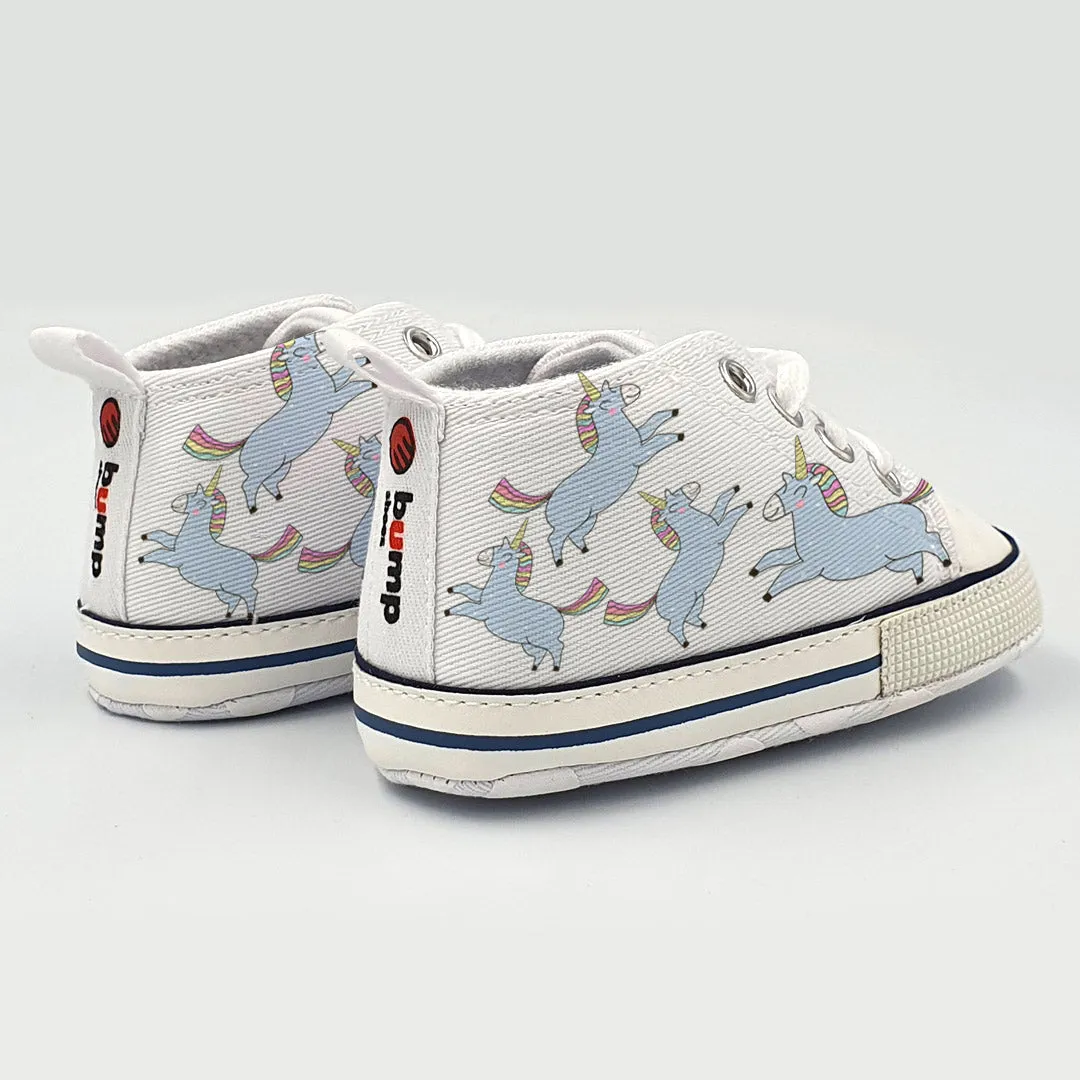 Unicorn Print Baby Bump Shoes