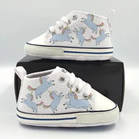 Unicorn Print Baby Bump Shoes