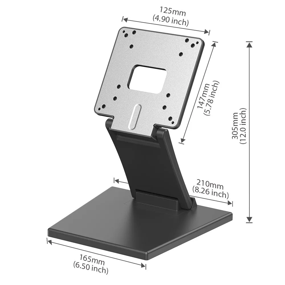 UStand - Desk Stand for Monitor Foldable VESA Mount for 15"-22" Displays