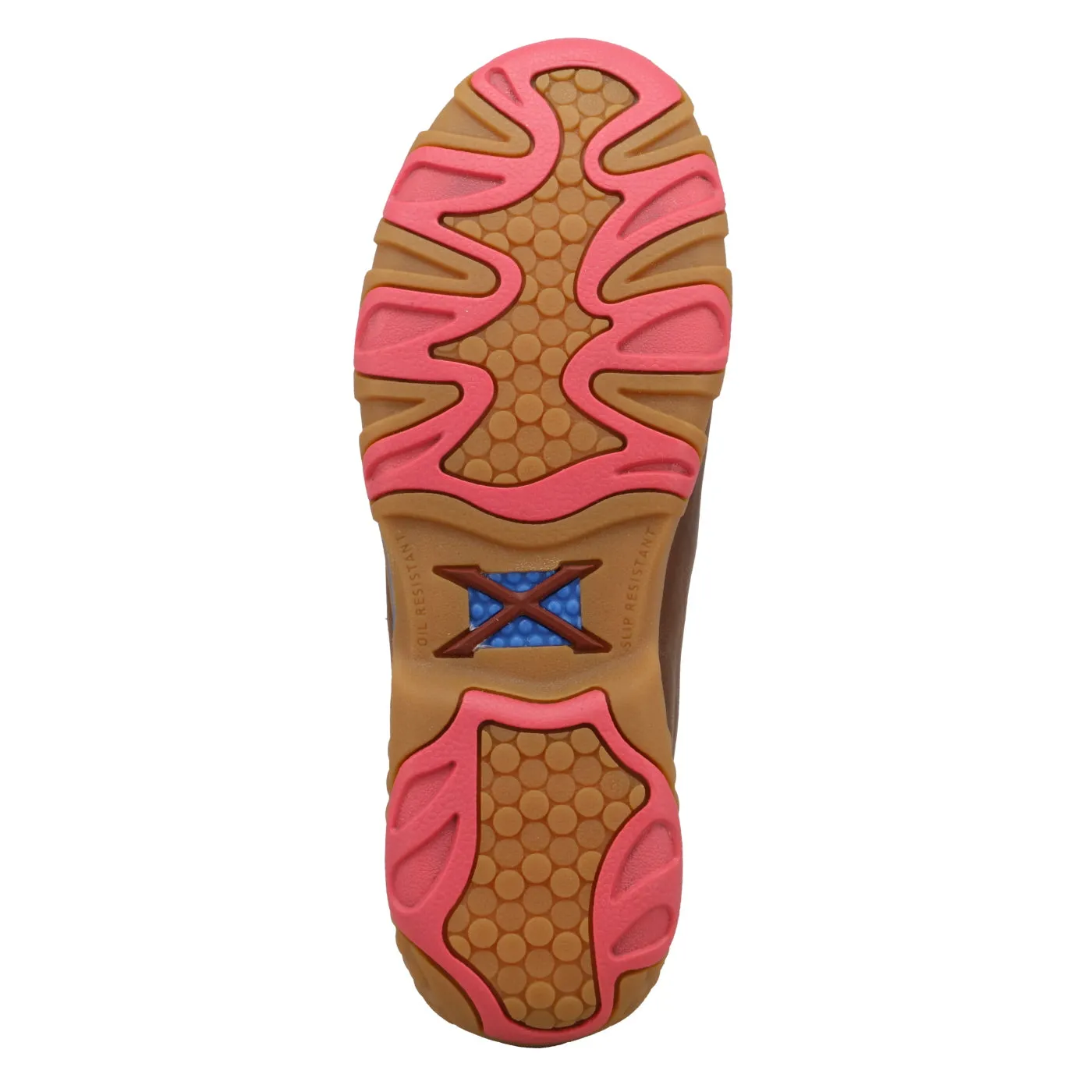 Women's Twisted X Tan & Pink Driving Moc